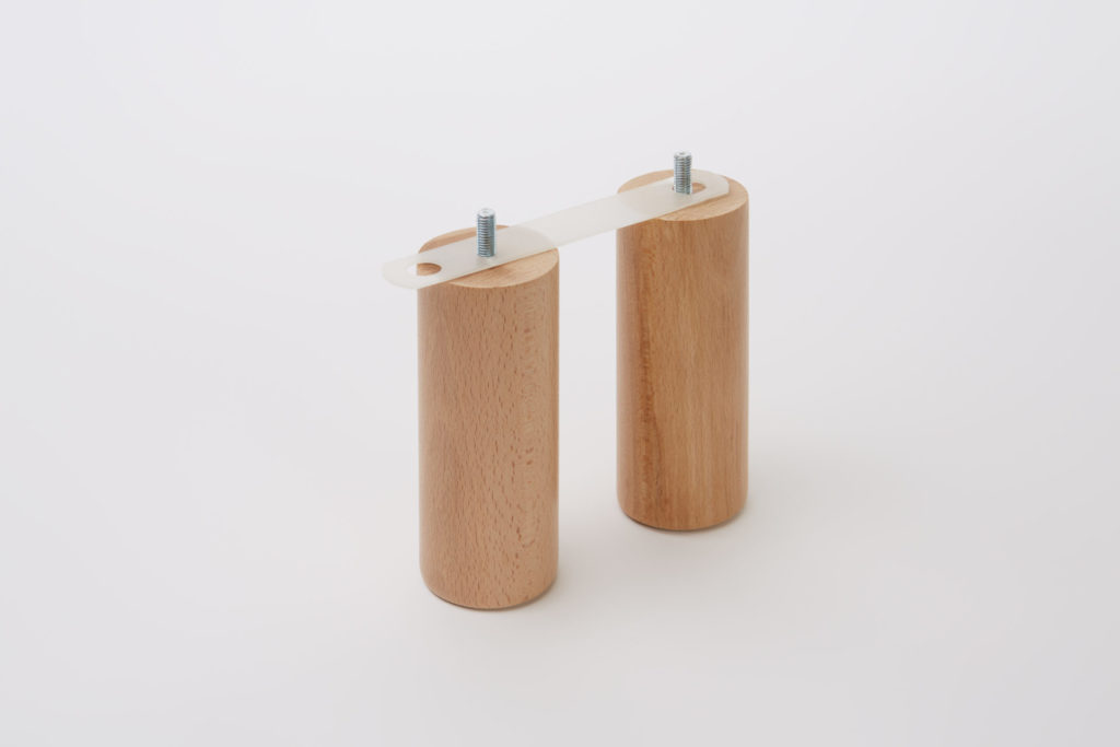 pieds bois naturel kit sommier