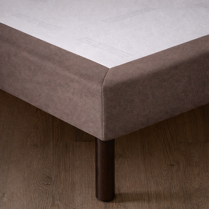 Louis, le sommier tapissier - Velours châtaigne