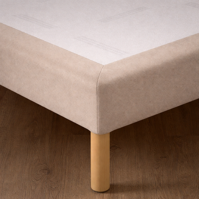 Louis, le sommier tapissier - Velours grège