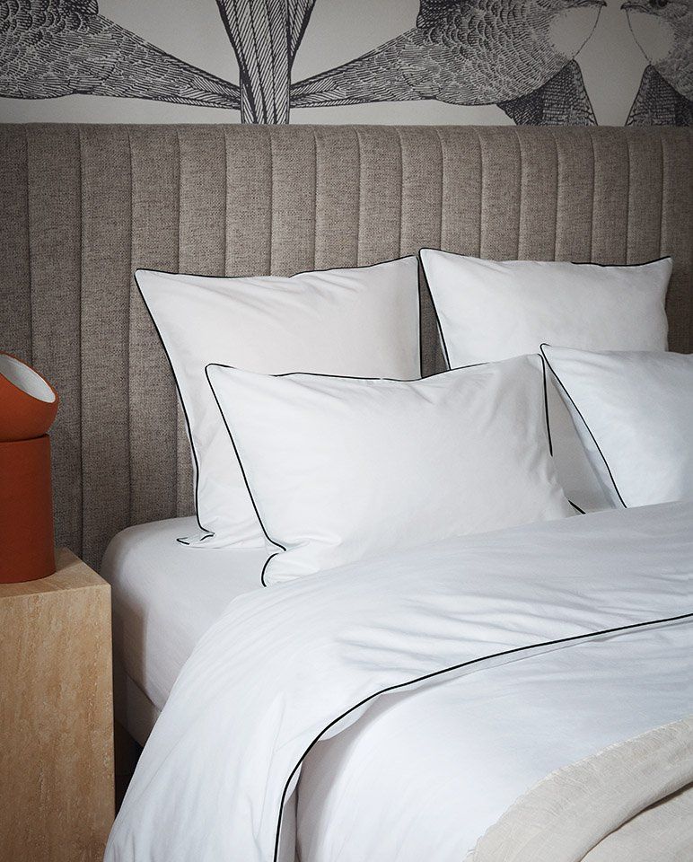 Housse de couette en percale de coton égyptien 