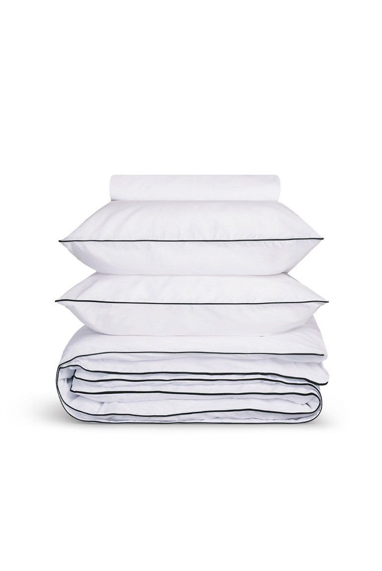 Housse de couette en percale de coton égyptien 