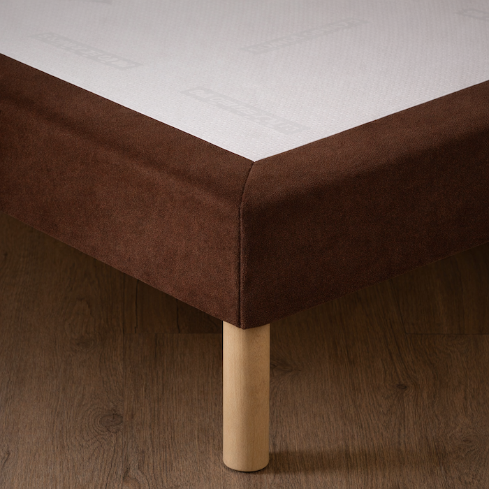 Louis, le sommier tapissier - Velours marron