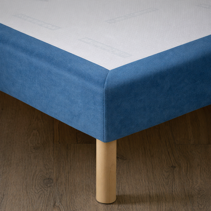 Louis, le sommier tapissier - Velours océan