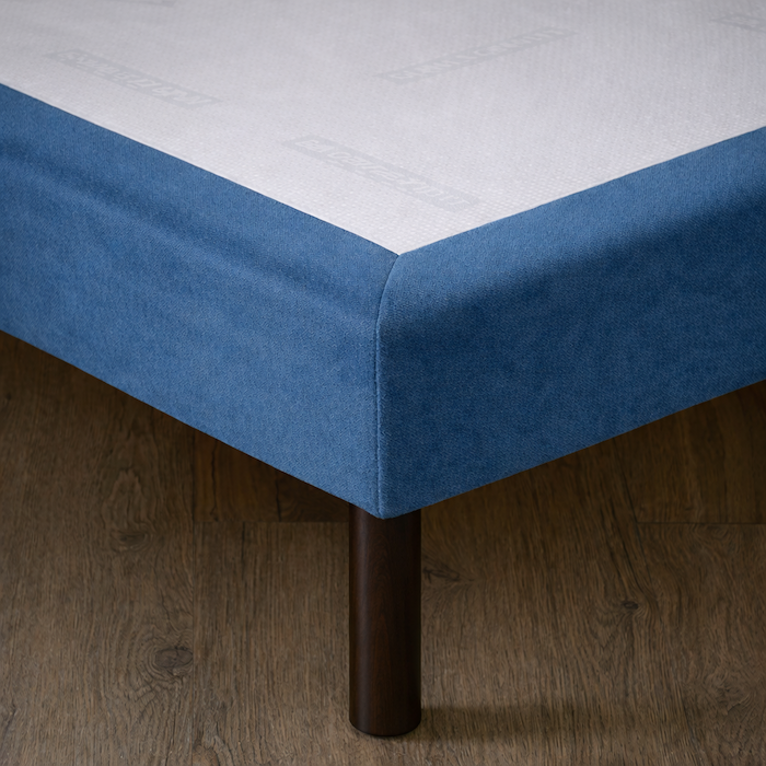 Louis, le sommier tapissier - Velours océan