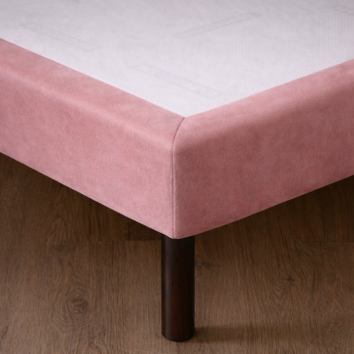 Louis, le sommier tapissier - Velours vieux rose